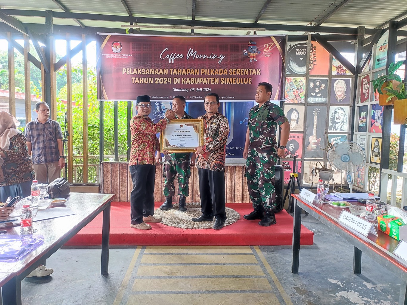 Asisten III Adakan Coffee Morning Bersama KIP dan Forkopimda Simeulue