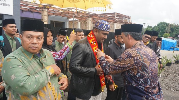 Pemerintah kabupaten Simeulue jemput Kafilah Kabupaten Lhokseumawe Dibandara Lasikin