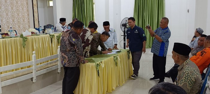 Pj Bupati Ahmadlyah, Buka Sosialisasi Presensi Online Kabupaten Simeulue Tahun 2023