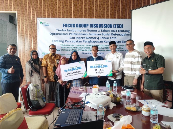 PJ. Sekda Simeulue Buka FGD Percepatan Penghapusan Kemiskinan Ekstrem