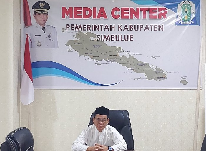 Penjabat Bupati Simeulue Hadiri Rakornas Pengendalian Inflasi di Istana Negara secara Virtual