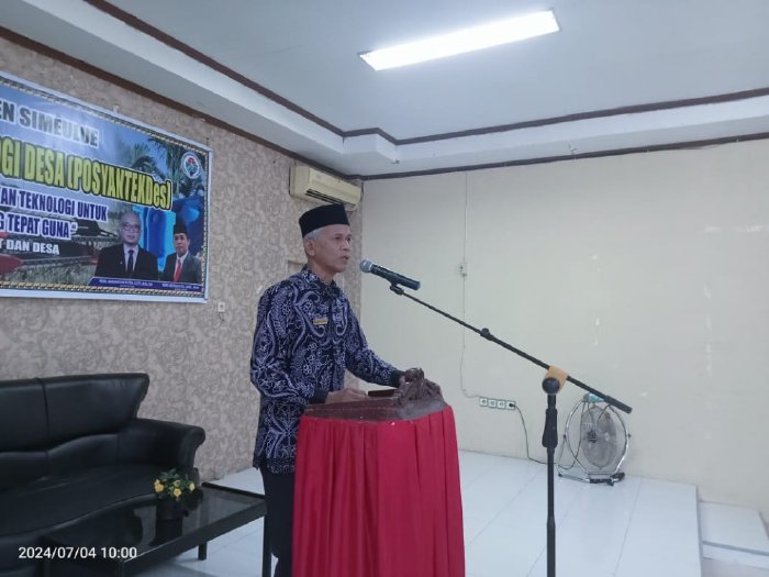 Pj Sekda Simeulue Buka Sosialisasi POSYANTEKDes