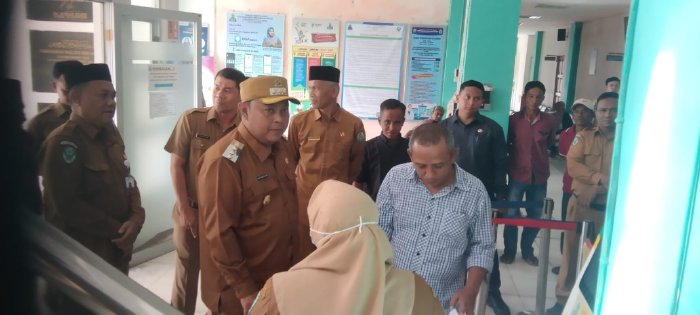 Pj. Bupati Teuku Rezah Fahlevi Tinjau Pelayanan RSUD Simeulue