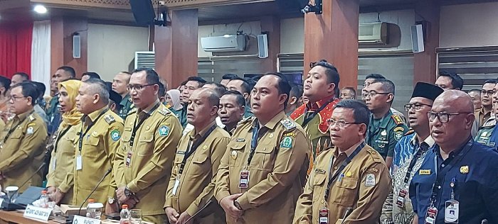 Bupati Simeulue Hadiri Rakorpimda Pilkada Aceh 2024