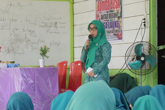 Ketua TP PKK Simeulue Lakukan Monitoring dan Evaluasi Program Gammawar di Desa Lauke