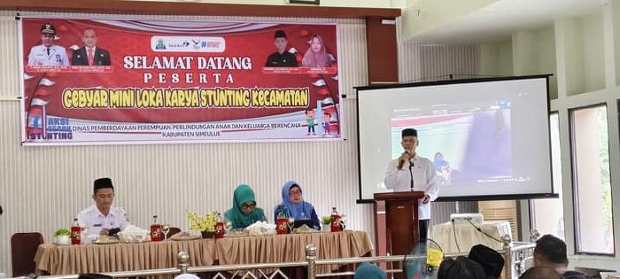 Gebyar Mini Lokakarya Stunting Resmi Diluncurkan di Simeulue