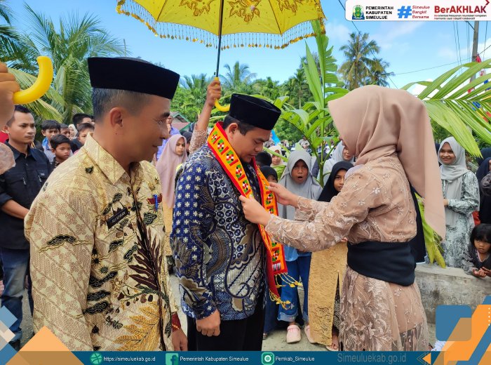 Pj. Bupati Simeulue Hadiri Peringatan Maulid Nabi Muhammad SAW 1446 H di Desa Ganting: Wujud Kecintaan kita kepada Rasulullah SAW