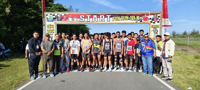 Ribuan Peserta Meriahkan Fun Run Kemenpora RI 2024 di Simeulue