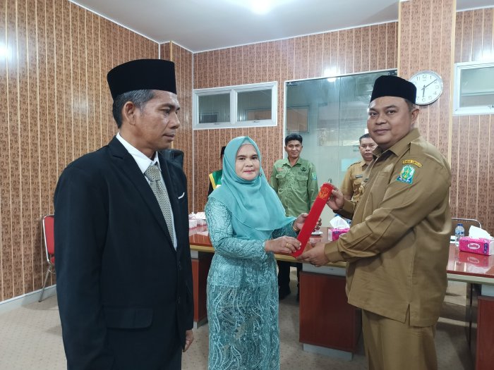 Pj Bupati Teuku Reza Fahlevi Lantik Dua Jabfung PPUPD