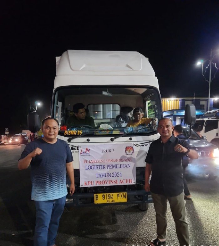 Pj. Bupati Simeulue Sambut Kedatangan Surat Suara Pilkada di Pelabuhan Feri Kolok