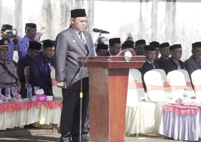Jadi Inspektur Upacara Sumpah Pemuda Ke-96 Tahun 2024, Begini Pesan Pj Bupati Simeulue