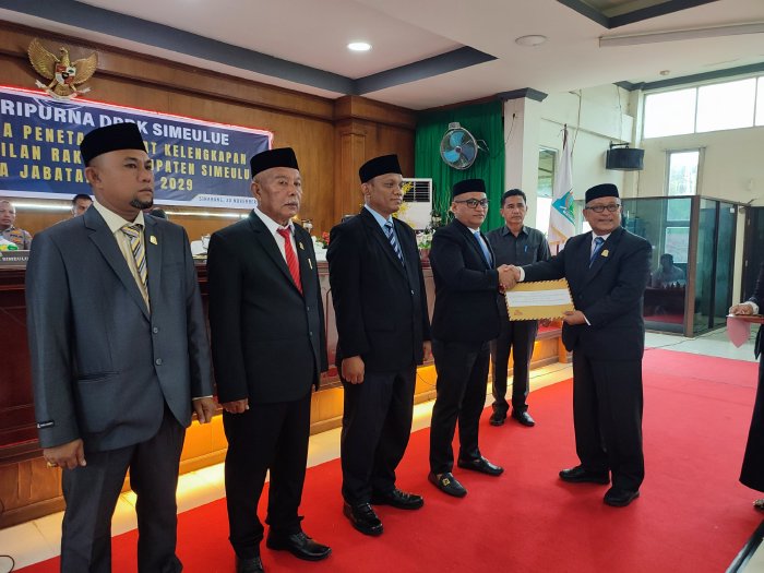 Hari ini, DPRK Simeulue Gelar Rapat Paripurna Tentukan Alat Kelengkapan untuk Masa Jabatan 2024-2029