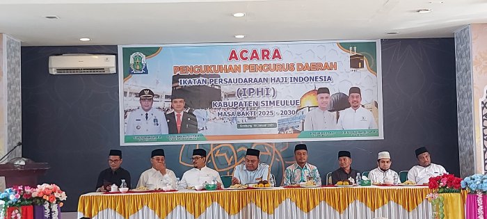 Pj. Bupati Simeulue Hadiri Pelantikan IPHI, Ini Pesan Penting untuk Pengurus Baru