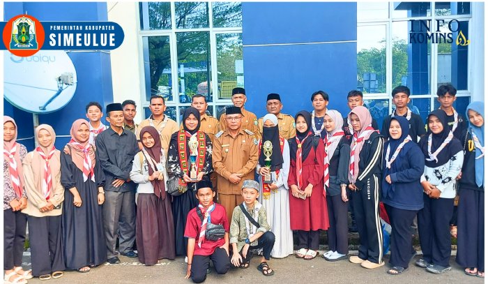 Wakil Bupati Simeulue Sambut Kafilah MTQ Tunas Ramadhan, Apresiasi atas Prestasi yang Diraih
