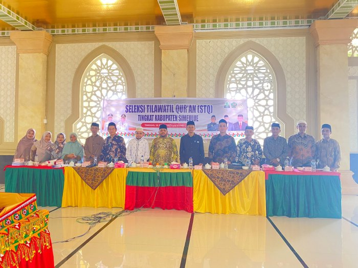 STQ Kabupaten Simeulue Resmi Digelar, Siapkan Utusan ke MTQ Pidie Jaya