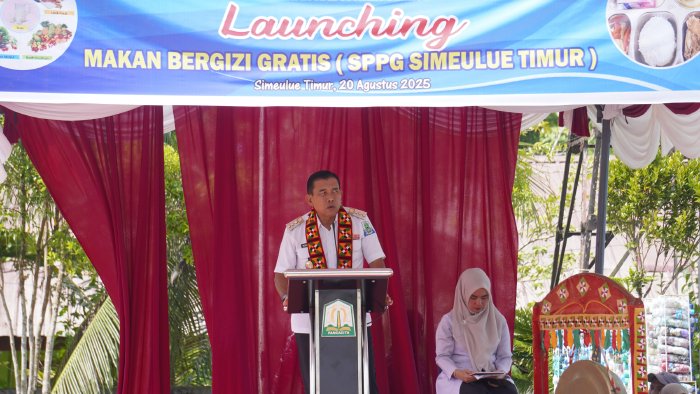 Launching Program Makanan Bergizi di SMA Negeri 1 Simeulue, Dorong Kesehatan dan Kualitas Pendidikan
